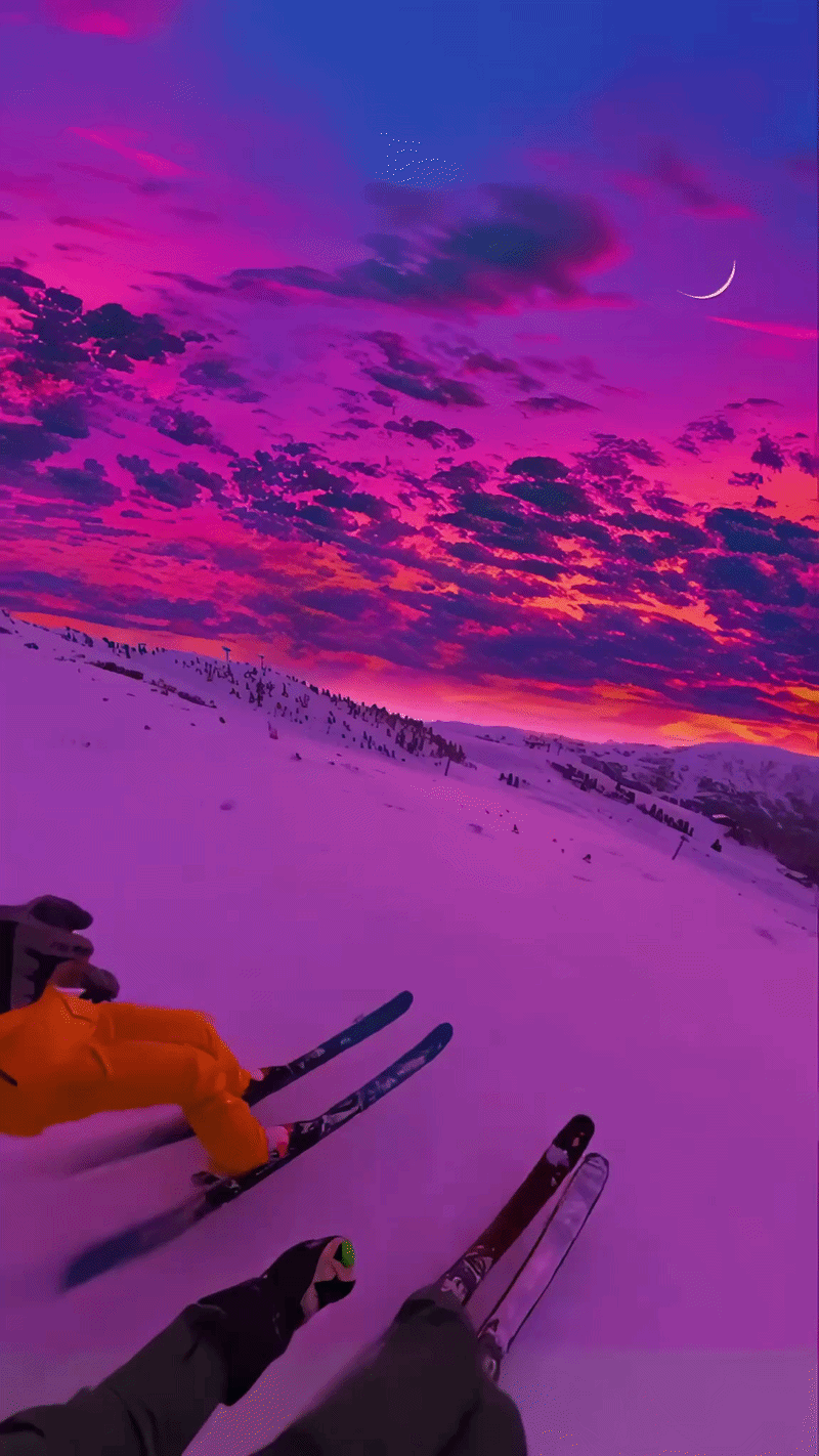 Chaque coucher de soleil, vu depuis vos yeux